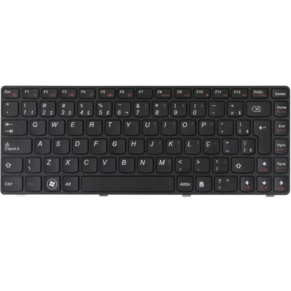 Untuk Lenovo G480 BR Keyboard Laptop Baru BR Tata Letak